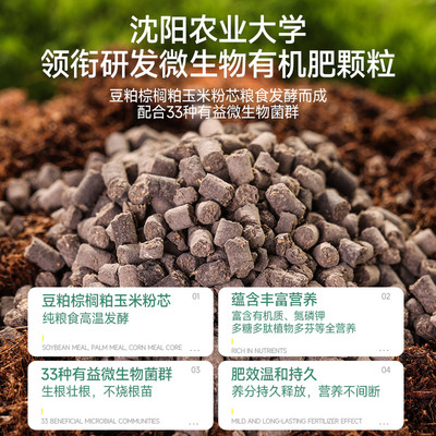 禪藝綠植咔咔長根肥 有機肥料與微生物的創(chuàng)新融合